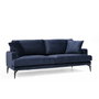 Atelier Del Sofa Papira Sofá de 3 plazas Azul marino